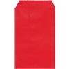 Quotidian Sacchetti carta antiunto 7,6x12,7 cm, 100 pezzi | Carta antiunto per alimenti rosso fragola per panetteria, snack, confetteria (formato A7 · 3x5 pollici)