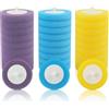 Lunpoem 30 PCS Scopino WC Monouso, Testine di Sostituzione per Spazzola WC Monouso, Testine Monouso, 3 Fragranze, Oceano, Lavanda, Limone