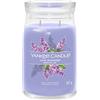 Yankee Candle Signature Candela Profumata, Fiori di Lillà in Giara Grande, Candele di Miscela di Cera di Soia Lunga Durata, Regalo per le Donne