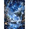 AIRDEA Cascata Diamond Painting, Grotta Magica Diamond Painting Kit Completo, Diamantini Crystal Art Hobby Creativi Adulti Decorazione per Casa 30x40 cm