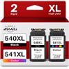 INK4U 540XL 541XL Cartucce Multipack Compatibili per Canon PG-540 XL CL-541 XL Cartuccia Compatibili per Canon MG3650s TS5150 MG3600 MX395 MX475 MG3650 TS5151 MG2250 MX455 MX535 (1 x Nero, 1 x Colori)