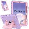 FINTIE Custodia per iPad Air 11 Pollici M4/M3/M2 (2026/2025/2024), iPad Air 5a/4a Gen 10,9 (2022/2020) con Portapenne, Antiurto Robusta Case Protettiva Cover con Supporto Integrato, Lavanda