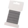 cyclingcolors Nastro in twill a spina di pesce, fettuccia in tessuto, abbigliamento, cordino fai da te, 10 mm di larghezza x 3 m di lunghezza, grigio