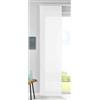 Gardinenbox 85589N Confezione con 1 tenda a pannello, scorrevole, con binario di scorrimento, asta di contrappeso, bianco, 245 x 60 cm