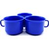 Kimmel Tazza per bambini, 150 ml, set da 3 pezzi, in plastica, blu