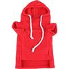 BAOFUYA Vestiti da Furetto, Gilet per Gatti Maglione a Collo Alto con Cappello Pullover Camicia con Maniche Pigiama Ispessimento Invernale Caldo, Taglia S