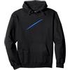 Blauer Strich Designs Linea Blu - Linea In Blu Felpa con Cappuccio
