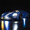 Kyglaring Kit di illuminazione a LED (senza modello) - Compatibile con il set di blocchi da costruzione Lego-42154 Technic Car Ford GT - Solo led senza set di mattoncini(Versione classica)