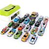 MXTIMWAN Macchinine per Bambini Set, Cricchetto Cars,21 Pezzi Micro Machines Cars,Bambini Giocattolo Car,Metallo Giocattoli di Auto da Corsa,Giocattolo Modello Macchinine