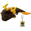 BJPERFMS Genshin Peluche Gigante, 70cm Peluche Genshin Zhongli Dragon Gigante, Portachiavi, Pupazzo Genshin Gigante, Genshin Peluche Grande, Genshin Pupazzo, Animale Cuscino Giocattolo