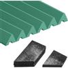 PolyMath Paraurti in gomma per tavolo da biliardo K66 (set di 6) paracolpi di ricambio accessori - 7/8/9 piedi e rivestimenti per tavolo da biliardo set di 12-3 mm