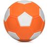 OYUUJII Pallone da Calcio Curvo,20cm Curve Ball Football in Gomma,Palla da Calcio con Effetto a Giro Curva da Calcios Flessibile Eva Swerve Ball da Calcios per Bambini e Attività All'aperto,Arancia