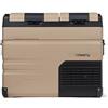 Steamy-E Dual Zone 45, Frigorifero Elettrico a Compressore, 12/24V DC e 100-240V AC, per Congelare e Raffreddare da -20℃ a +20℃, Ideale per il Campeggio, 45 Litri, Color Sabbia