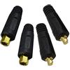 RIVERWELD Cavo di saldatura TIG Pannello Connettore-Spina DKJ10-25 e EDKL10-25 200Amp Raccordo rapido 4 pezzi