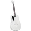 LAVA ME AIR Chitarra elettrica-acustica portatile in fibra di carbonio. Chitarra da viaggio per principianti con effetti integrati e pickup magnetico. Argento