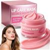 HOUSN Maschera Labbra,Scrub Labbra,Lip Sleeping Mask Con Vitamina E e Burro Di Karité,Trattamento Idratante E Rigenerante,Idrata E Ripara Le Lip Secche E Screpolate,Per Lip Morbide