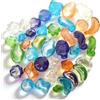 Dbuwqips 400g 20 Pezzi Pietre e Cristalli di Forme Assortite Cristalli Vetro Colorati Pietre Decorativa per Acquari Fai da Te Festival Compleanni Decorazioni per la Casa Regali Stili Casuali