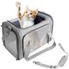 AiQInu Trasportino Gatto e Cani, Borsa da Trasporto Traspirante Pieghevole per Gatto, Trasportino per Gatti Capacità di Carico 3-6 Kg, Borsa da Viaggio per Cani Gatti di Media Taglia in Aereo