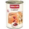 animonda Carny Kitten, cibo umido per gatti, Pollame + Manzo 12 x 400 g