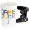 Puckator SMUG119, Tazza con Manico a di game pad Game Over in ceramica e gift box