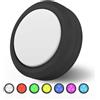 MOUJUCHI Luci Led a Batteria, 1 Pcs Mini Luce adesiva a batteria Luce Led Sottopensile per Scale, Armadio, Sottopensile, Cucina, Corridoio, Camere per Bambini (RGB Nero)