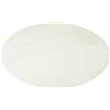 Wambere Tappeto rotondo in velluto corallo, antiscivolo, lavabile, tappeto per cani, per camera da letto, 40 cm, beige