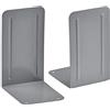 Acrimet Fermalibri in Metallo Premium (Resistente) (Colore Argento) (1 Paio)