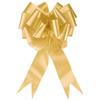 QUARKZMAN 10pz 12cm Grande Fiocco Tirante Grandi Fiocchi Regalo Nastri Oro per Cesti Auto Matrimonio Regali Fiocco di Natale