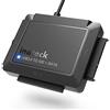 Inateck USB 3.0 a IDE/SATA Lettore di Dischi rigidi Esterni Applicabile a HDD/SSD da 2,5/3,5, Adattatore da IDE a USB con Alimentatore 12V/2A, SA03001