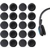 LSYYSL 10 paia di coperture in spugna per cuffie per computer, di ricambio, colore nero, copertura per cuffie in schiuma morbida (50 mm)