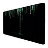 Tech Stor3 Tappetino mouse XXL nero effetto Matrix Gaming Mouse pad, 90 x 40 cm,con base antiscivolo in gomma,aderente e liscio,adatta ad ogni mouse, tastiera e laptop (MATRIX, 90X40)
