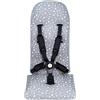 JYOKO KIDS - Materassino in 100% cotone per passeggino e passeggino, compatibile con Bugaboo Butterfly (White Star)