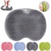 Capgoost Piedi Scrubber per Doccia, Pediluvio Massaggiatore Piedi, Esfoliare, Tappetino in Silicone Antiscivolo, Spazzola Schiena Doccia, Spugna Doccia Silicone, Pad Massaggio Schiena con Ventose