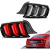 VLAND Motor VLAND Luci Posteriori a LED per Mustang 2015-2023, Indicatore di direzione con 5 modalità di illuminazione commutabili - Chiaro, I modelli americani necessitano di una modifica