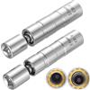 But the cow Set di 2 Bussola per Candele a Parete Sottile, Chiave Candela 14mm 16mm, Chiave a Tubo per Smontare Candelette con Attacco Magnetico, attacco da 3/8 pollice a 12 punte con snodo universale