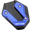LLIDFONK Per Yamaha MT09 SP MT 09 MT-09 2015-2024 2025 accessori moto in alluminio supporto laterale piastra di ingrandimento (blu)
