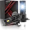 TUINCYN H7 - Lampadina LED per fari, 80 W, 16000 lm, 6000 K, super luminosa, 1:1 mini dimensioni, senza fili, H7, ricambio alogeno, Plug and Play, nessun adattatore richiesto, 12 V, confezione da 2