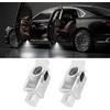 Sylswx Set di 2 proiettori per porta auto con logo S per Audi A1/A3/A4/A5/A6/A7/A8/Q2/Q3/Q5/Q7/Q8/TT/R8, proiettore per porta, illuminazione sottoscocca, accessori per auto