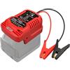 URUN Avviatore di emergenza per auto con power bank adattatore per batteria Milwaukee M18 18 V, avviatore di batteria auto con cavo 11AWG, avviatore di batteria auto sicuro (batteria non inclusa)