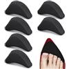 WLLHYF - 2 paia di inserti per scarpe in spugna morbida regolabili, tamponi per alluce, solette per scarpe unisex, inserti per scarpe troppo grandi per donne con tacco alto, per il sollievo dal dolore