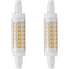 WULUN R7S 78mm 7W lampadine lineari LED, 4000k bianco neutro, corpo ceramico, 70 watt equivalenti, AC/DC 220-240V, 700 Lumen, non dimmerabile, 2pcs