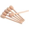 BORDSTRACT Bastoncini Al Miele,50 Pz/Set Mestolo di Miele In Legno Mini Bastoncini A Nido D'Ape In Legno per La Casa Mini Marmellata di Legno Miele Mestolo per Sciroppo di Miele Melassa(15cm)