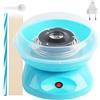 BORDEAG Macchina per Zucchero Filato, Cotton Candy Machine 450 W, Macchina Zucchero Filato, Zucchero Filato Macchina Con Misurino, Bastoncini Di Zucchero in Plastica E Dieci Bastoncini(Azul)