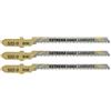 DEWALT DT2081-QZ lame seghetto alternativo - standard per legno - 82 x 1.4 3 t101aof - 3 pezzi per laminato taglio curv