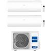 haier Climatizzatore Dual split Haier Pearl 9000 + 12000 Btu Inverter Wifi Classe A++ Gas R32 Unità esterna 2U50S2SM1FA 5 kW
