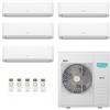 hisense Climatizzatore Penta split Hisense Hi Comfort 9000 + 9000 + 9000 + 9000 + 12000 BTU WiFi inverter A++/A+ R32 Con Unità Esterna 10 kW