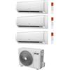 ferroli Climatizzatore Trial Split Ferroli Giada 12000 + 12000 + 12000 BTU Unità Esterna 7.9 kW Inverter WIfi Incluso Gas R32 A++