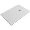 zenon Piatto Doccia 80x140 cm 2,5 H in Marmoresina Bianco Opaco Smart Slate Zenon