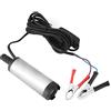 Eujgoov Pompa sommergibile in acciaio inossidabile, 12V 3,8 cm Pompa dell'acqua 8500r / m Strumento di riempimento dell'acqua Dieseloil cherosene