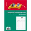 EDIPRO BLOCCO COPIA COMMISSIONI 29,7X21cm 33fg 3 copie autoric. E5237A EDIPRO E5237A
